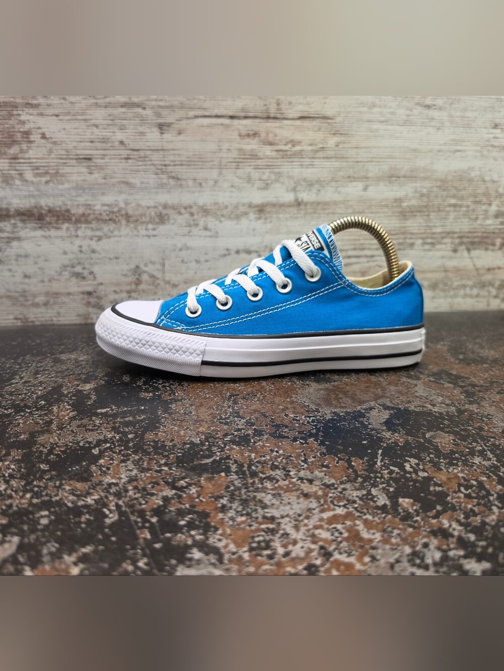 Womens Converse Chuck Taylor All Star Low Top Shoes Sz 5 Eur 35 Blue 149520F